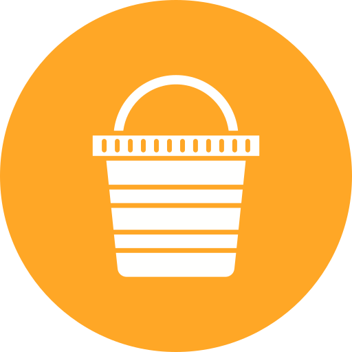 Water bucket Generic color fill icon