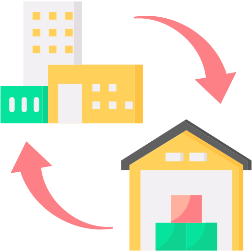 Supply chain Generic color fill icon