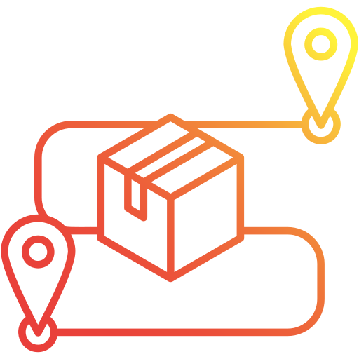 Tracking delivery Generic gradient outline icon