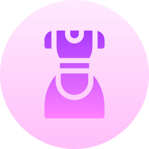 Dress Basic Gradient Circular icon