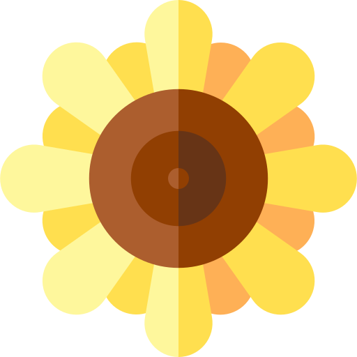flor Basic Rounded Flat icono