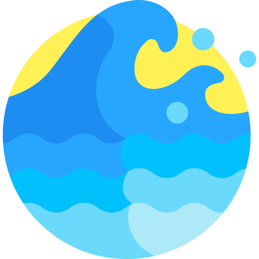 oceaan Detailed Flat Circular Flat icoon