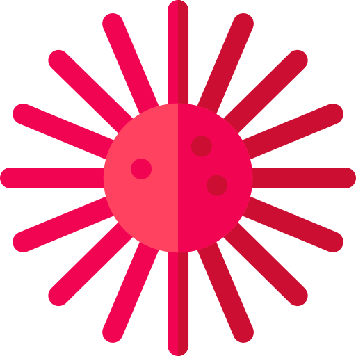 Sea urchin Basic Rounded Flat icon