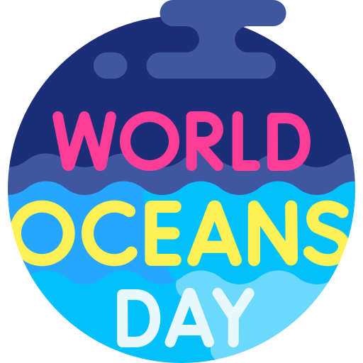 World oceans day Detailed Flat Circular Flat icon