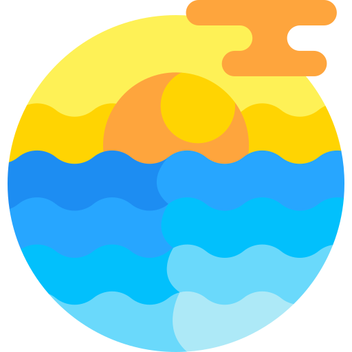 Ocean Detailed Flat Circular Flat icon