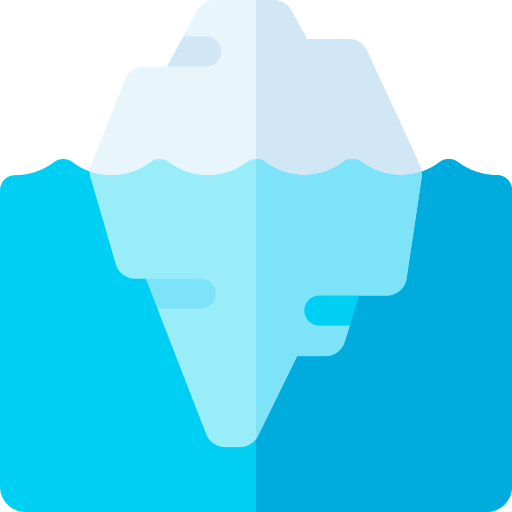 iceberg Basic Rounded Flat icono