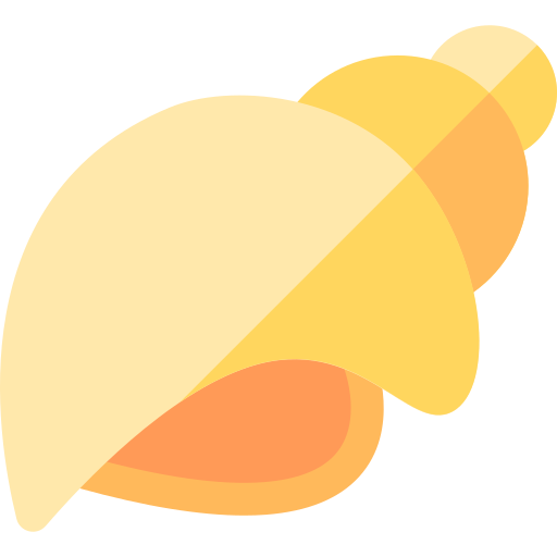 貝殻 Basic Rounded Flat icon