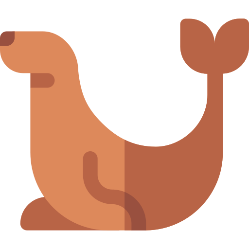 Seal Basic Rounded Flat icon