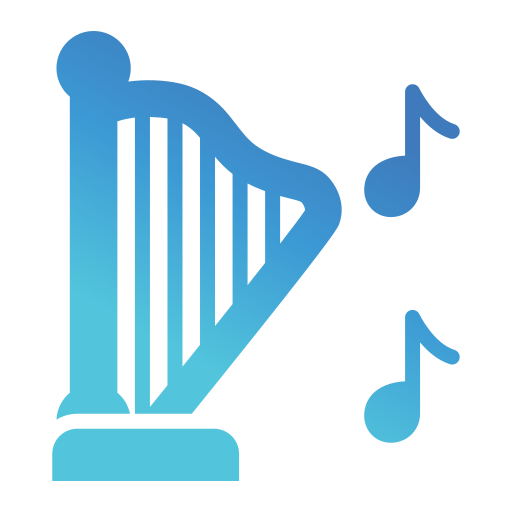 Harp Generic gradient fill icon