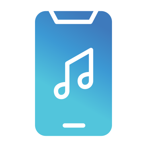 음악 앱 Generic gradient fill icon