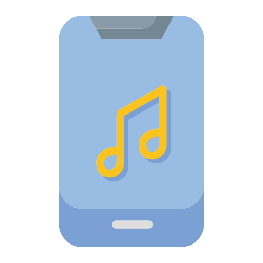 音楽アプリ Generic color fill icon