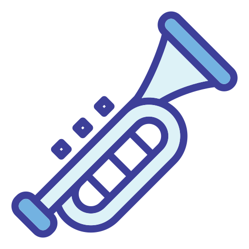 트럼펫 Generic color lineal-color icon