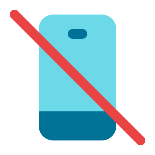 No phone Generic color fill icon