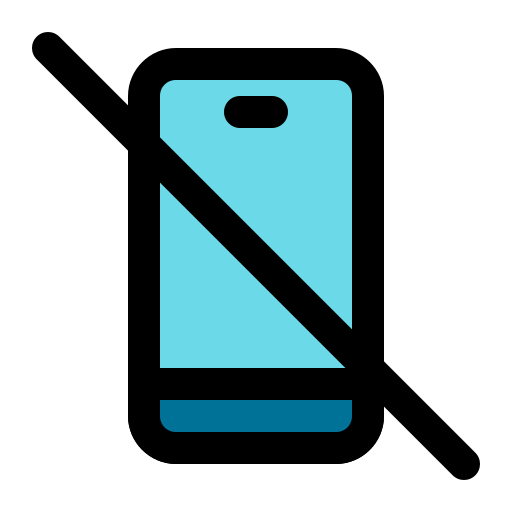 kein handy Generic color lineal-color icon