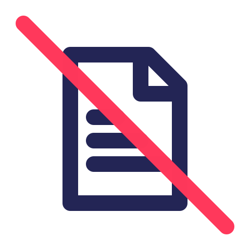 No document Generic color outline icon