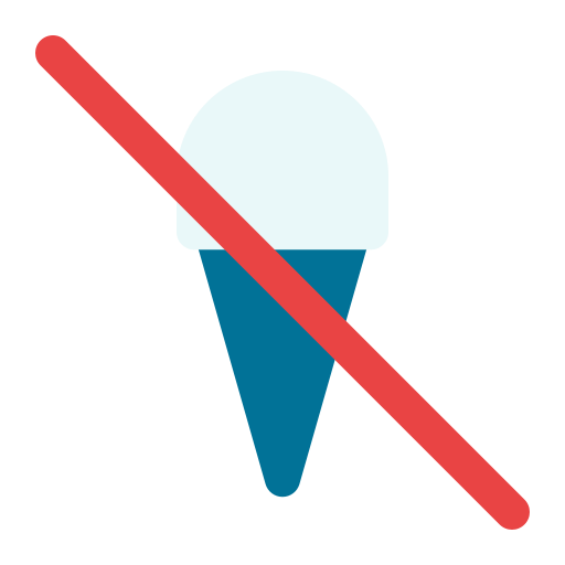 No ice cream Generic color fill icon