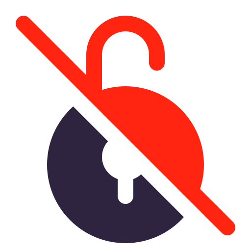 Unlock Generic color fill icon