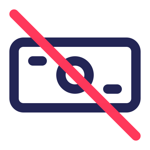 No cash Generic color outline icon