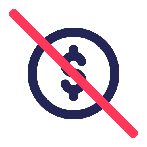 No cash Generic color outline icon