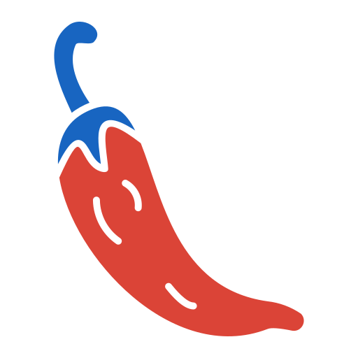 papryczka chili Generic color fill ikona
