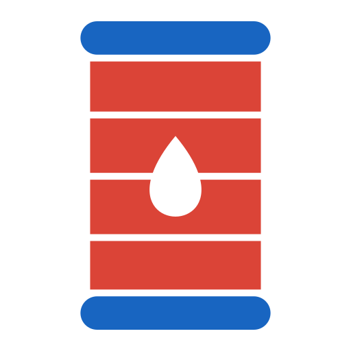 Нефтяная бочка Generic color fill иконка