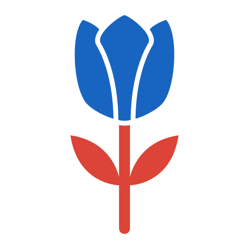 tulipan Generic color fill ikona