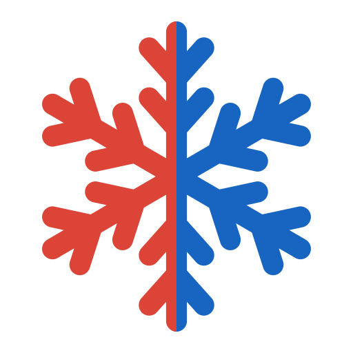 雪 Generic color fill icon