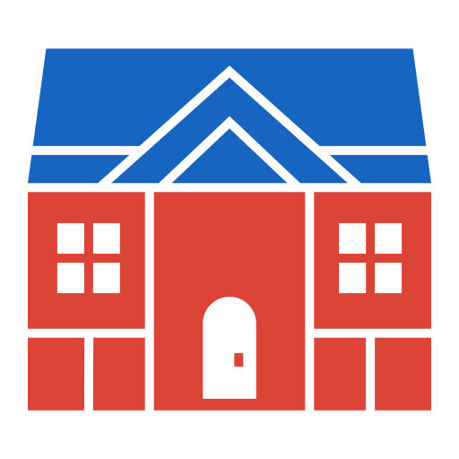 bungalow Generic color fill icono