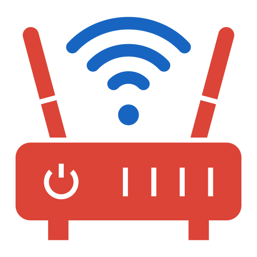 routeur wi-fi Generic color fill Icône