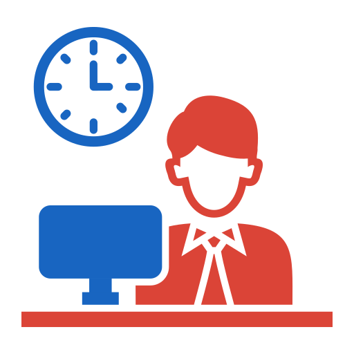 Work time Generic color fill icon