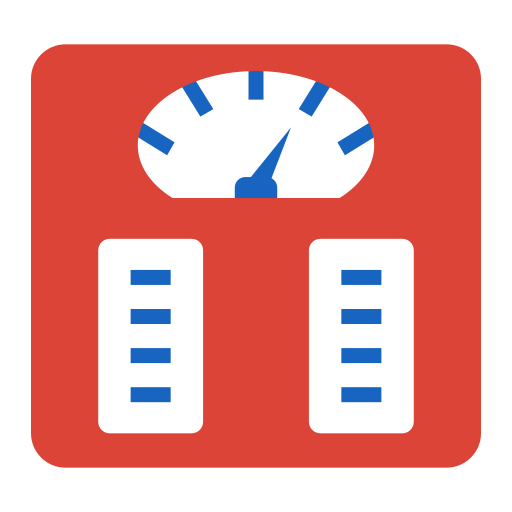 Weighing machine Generic color fill icon
