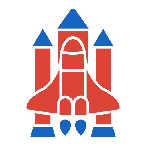 スペースシャトル Generic color fill icon