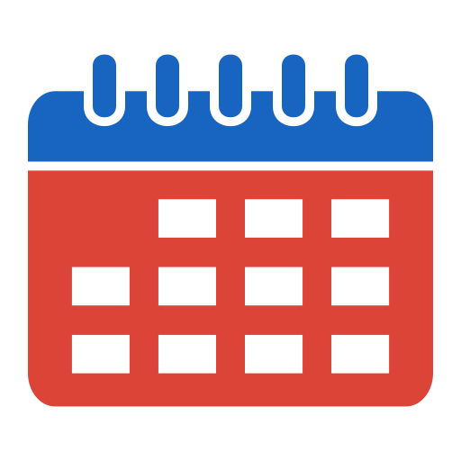 calendario Generic color fill icono