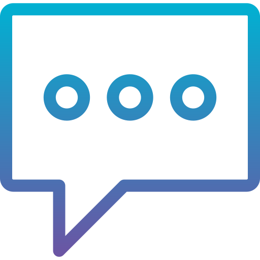 Chat box Generic gradient outline icon