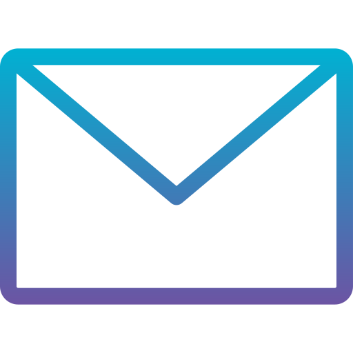 e-mail Generic gradient outline icoon