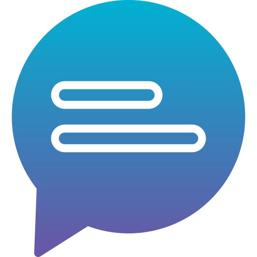 chat box Generic gradient fill icon