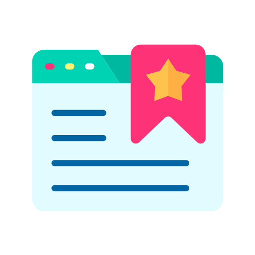 Bookmark Generic color fill icon