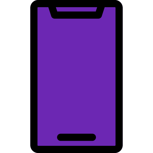 téléphone intelligent Generic color lineal-color Icône