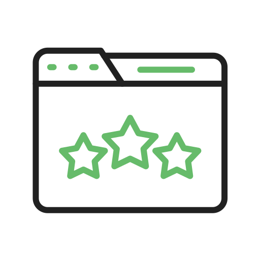 Web rating Generic color outline icon