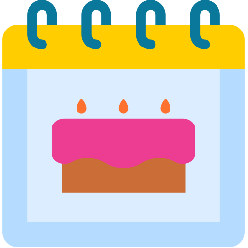 생일 Generic color fill icon