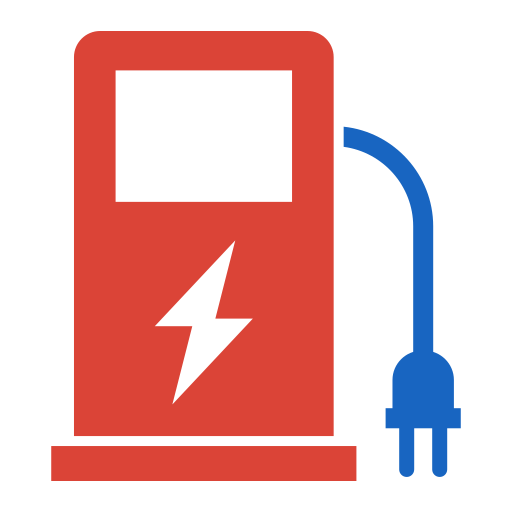 Electric station Generic color fill icon