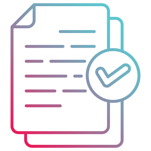 Assessment Generic gradient outline icon