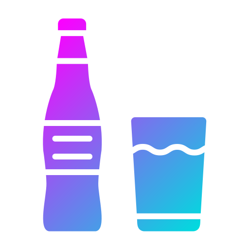 Безалкогольный напиток Generic gradient fill иконка