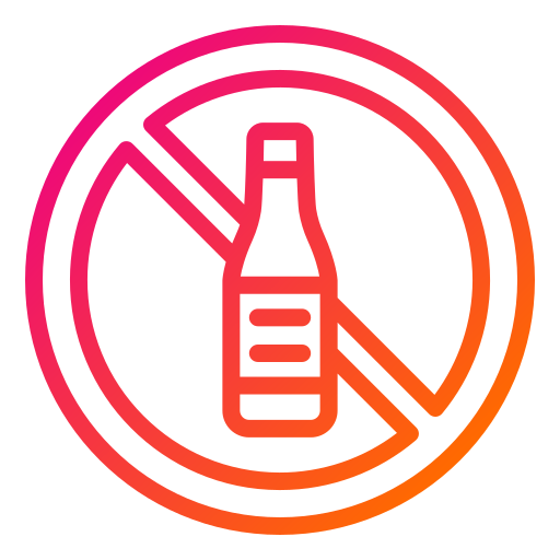 no alcohol Generic gradient outline icono