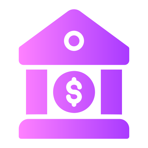 Bank Generic gradient fill icon