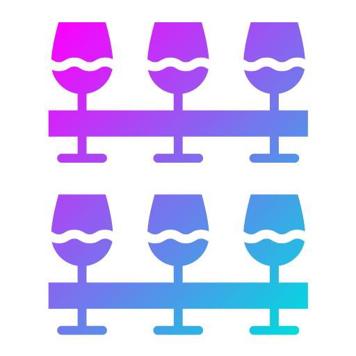 Wine glasses Generic gradient fill icon