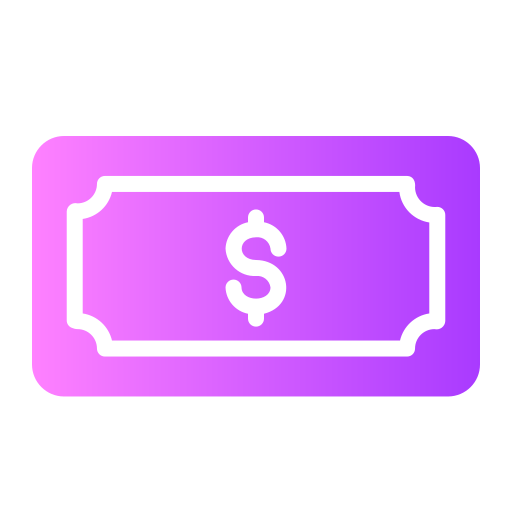 dinero Generic gradient fill icono