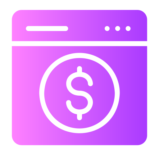 Pay per click Generic gradient fill icon