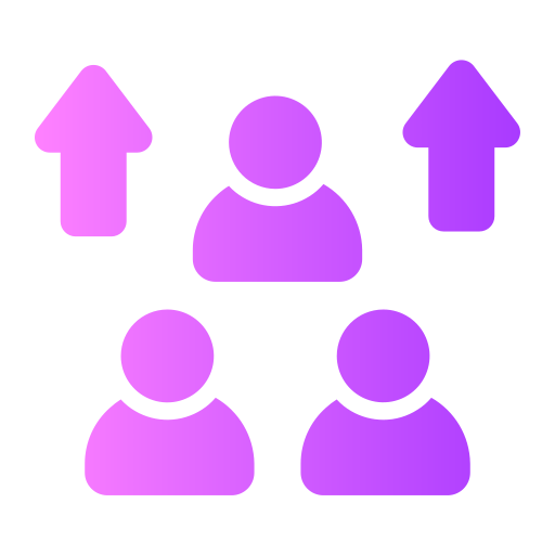 populacja Generic gradient fill ikona