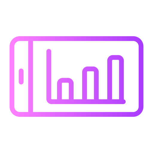 携帯電話 Generic gradient outline icon